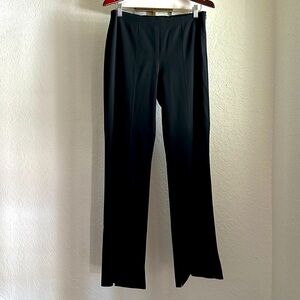 Escada black pants with  car wash bottom Sz Eu38   US 31 in waist
